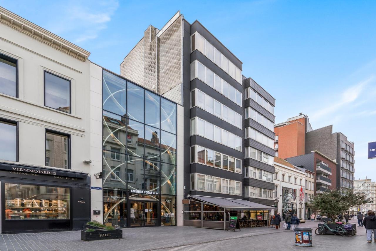 Ruim En Warm Appartement In De Winkelstraat Van Oostende Zewnętrze zdjęcie