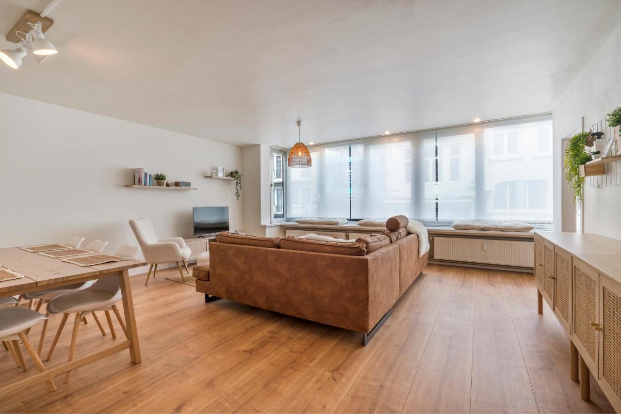 Ruim En Warm Appartement In De Winkelstraat Van Oostende Zewnętrze zdjęcie